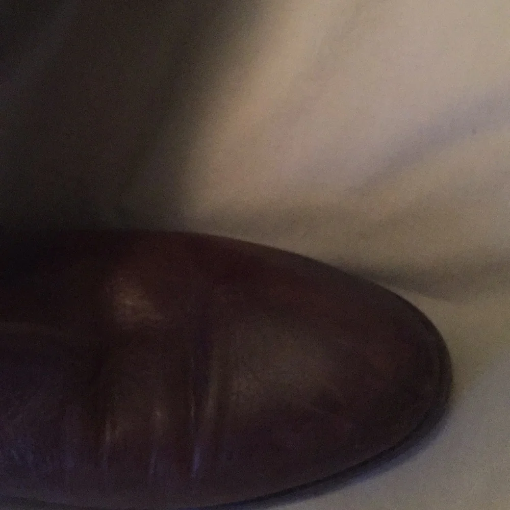 Sam Edelman Over-the-Knee Leather Boots in Dark Brown